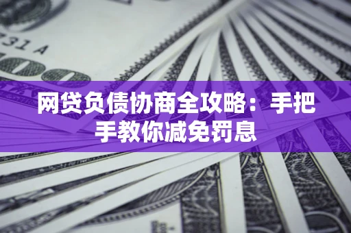 武汉网贷负债协商全攻略：手把手教你减免罚息