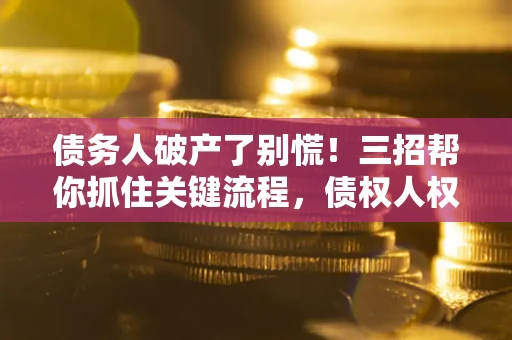 武汉债务人破产了别慌！三招帮你抓住关键流程，债权人权益不再缩水