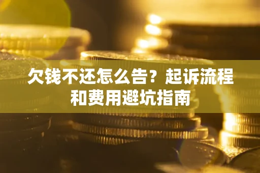 武汉欠钱不还怎么告?起诉流程和费用避坑指南 武汉欠钱不还怎么告?起诉流程和费用避坑指南