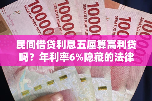 武汉民间借贷利息五厘算高利贷吗？年利率6%隐藏的法律风险全解析